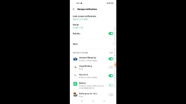 Realme c35 Notification Setting Setup