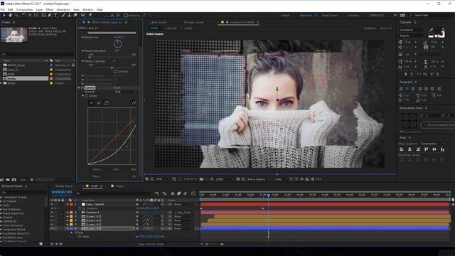 Анимация слайд-шоу кистью в After Effects - After Effects Tutorial - No Plugins Req