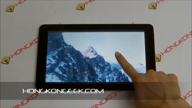 - UNBOXING AND TEST - TABLET TACTILE AOSON M95 ANDROID 4.4