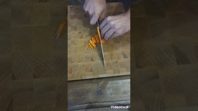 кухонный нож выпуклая линза в клин