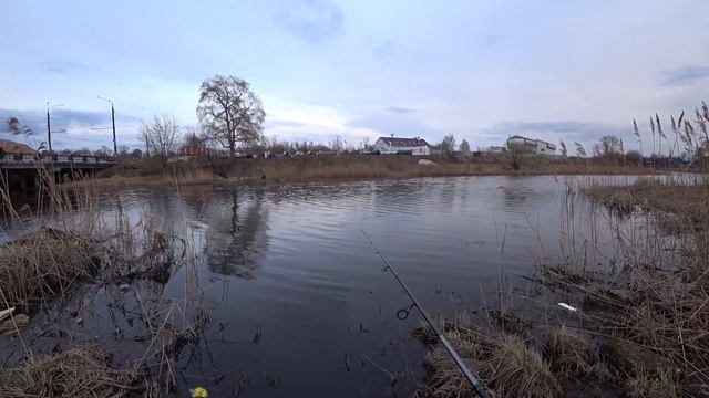 Рыбалка на спиннинг с поплавком в черте города.