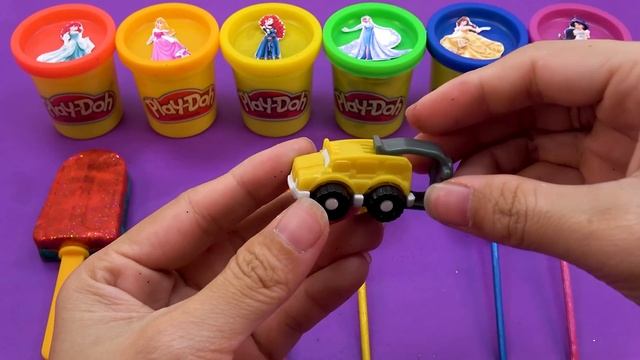 Как приготовить радужное мороженое Playdoh ASMR - Bon Bon