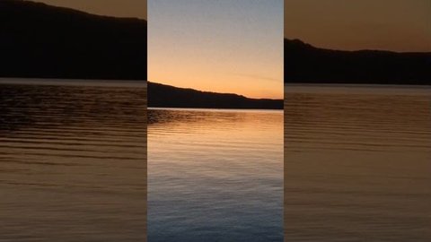 Закат на реке Ангара. Иркутск.