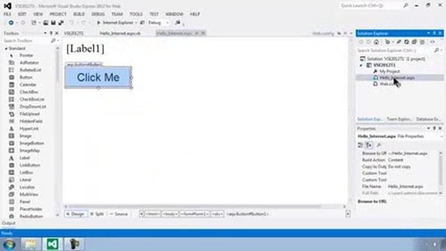 Visual Studio Express 2012 For Web Tutorial 2 Fixing The HTTP 403 14 Forbidden Error Low