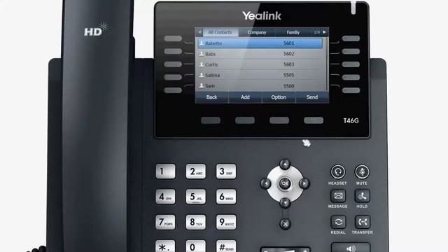 T46G Desktop IP Phone - Directories