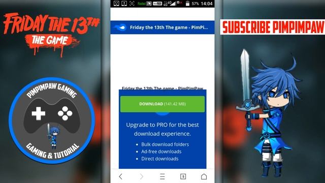 Cara download+instal Friday the 13th di android