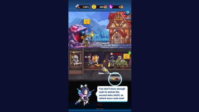 Goblin & Princess Idle Miner Game Mobile Game | Gameplay Android