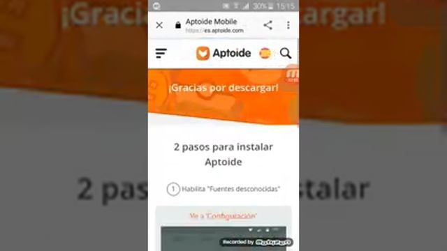 Como descargar aptoide