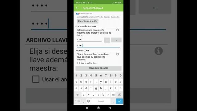 Cómo instalar KeePass para Android Cómo crear una base de datos y una entrada de clave en lla