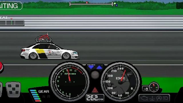 Яндекс такси по городу! Audi RS4 B7 - pixel car racer. #6