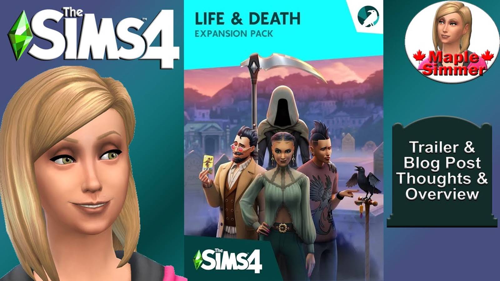 The Sims 4 Life & Death Геймплей 2024