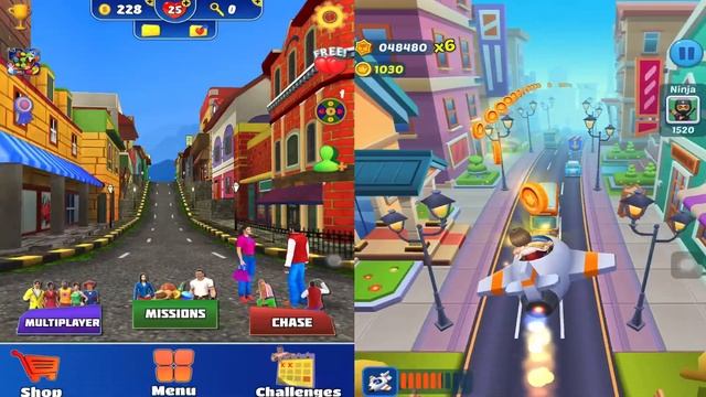 Subway Princess Runner (V/S) Street Chaser - GAME VS GAME | Android/iOS Gameplay HD