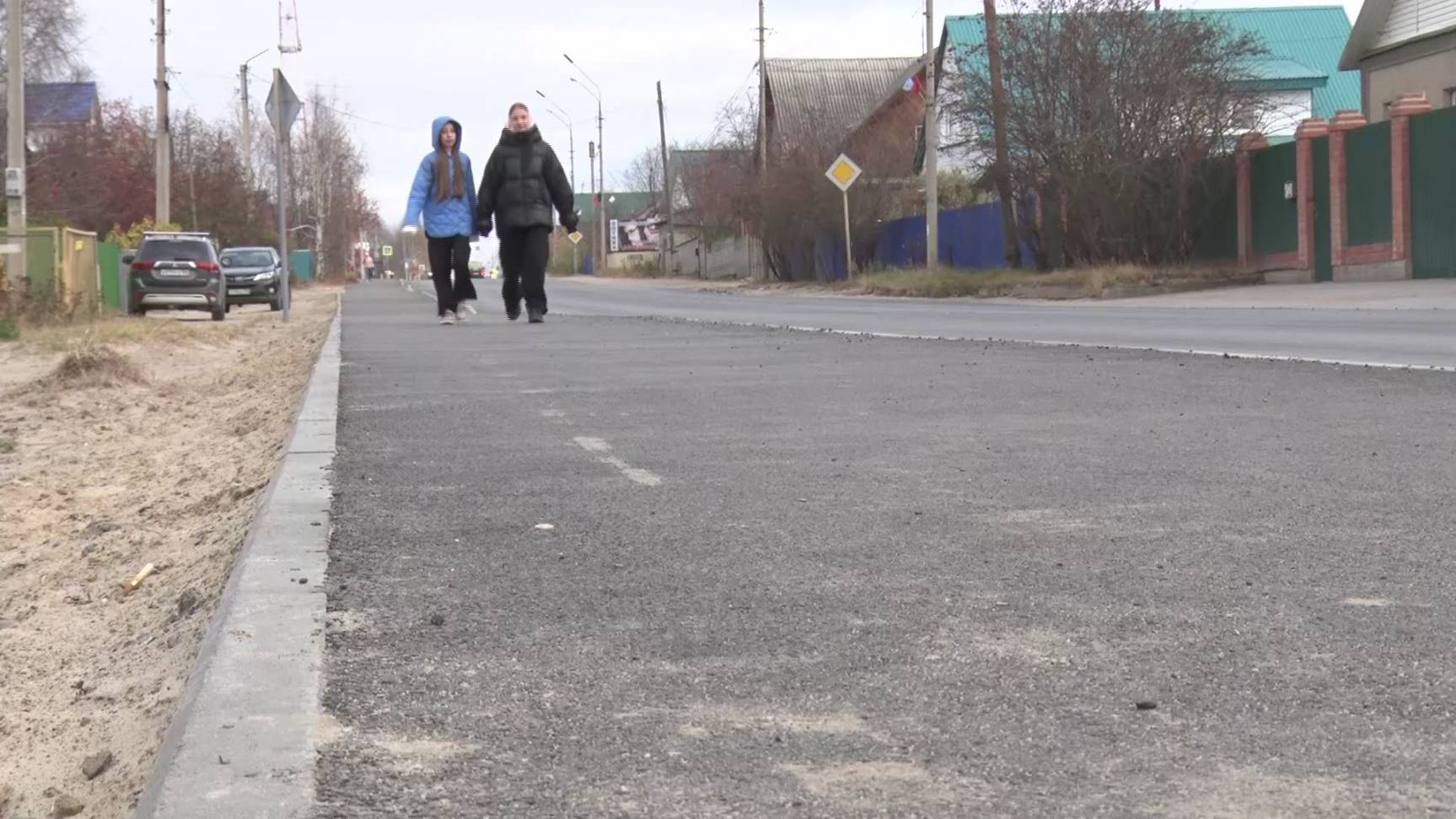 В Советском построили новую пешеходную зону