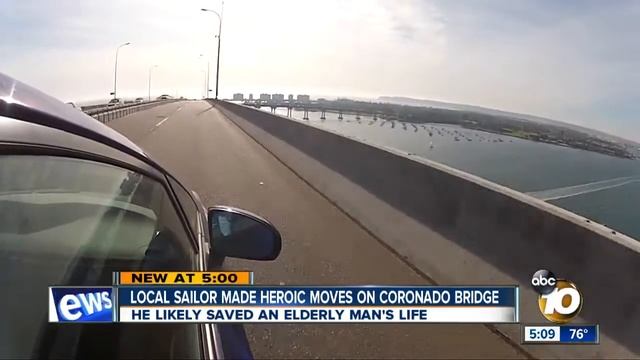 Local sailor made heroic moves on Coronado Bridge