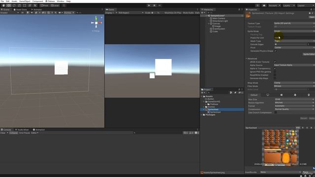 3 -Adding Sprite Sheet into Unity