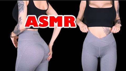 ASMR Aggressive Leggings Scratching - Fabric Sounds - No talking