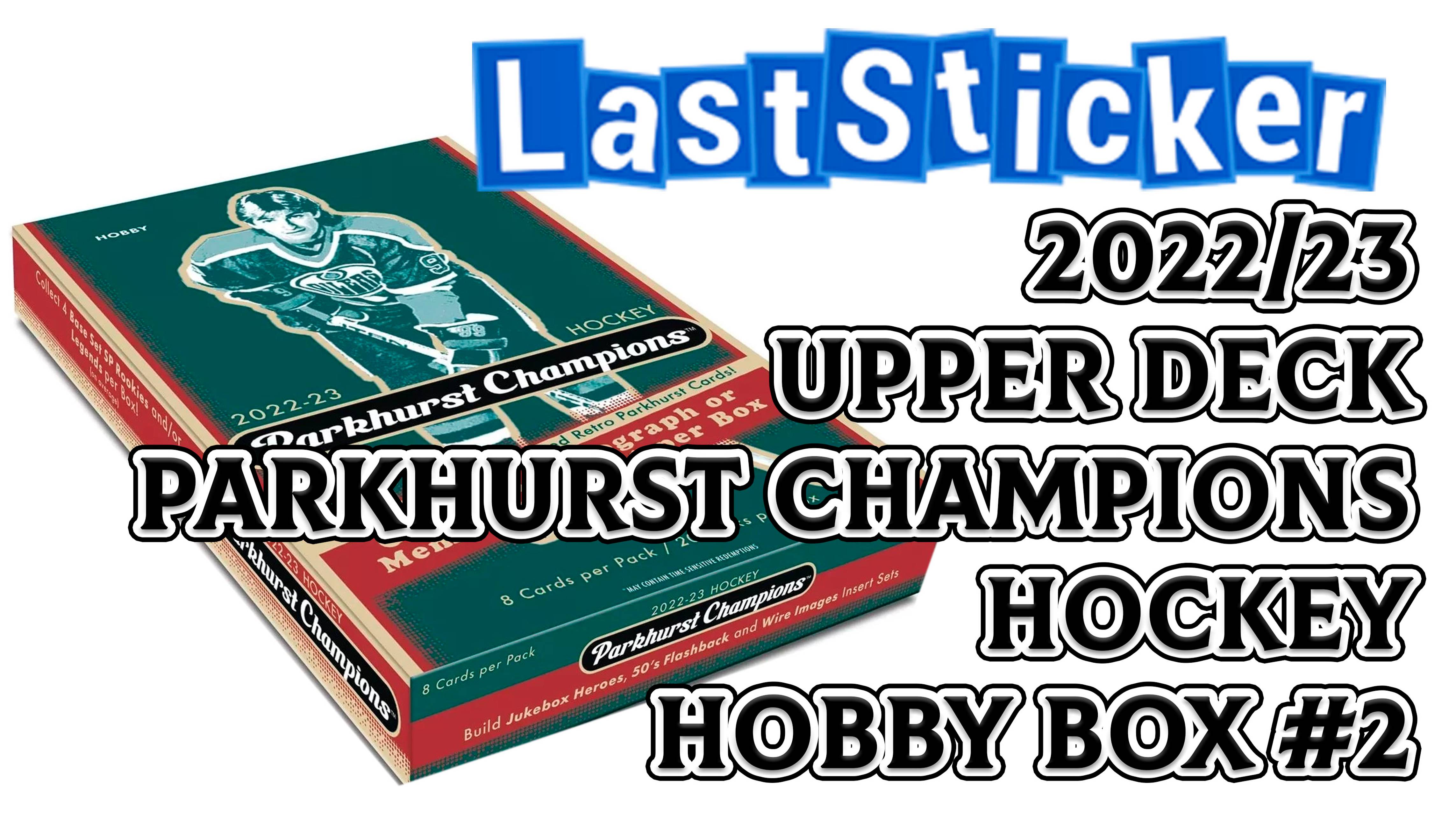 Брейк 2022-23 Upper Deck Parkhurst Champions Hobby box #2