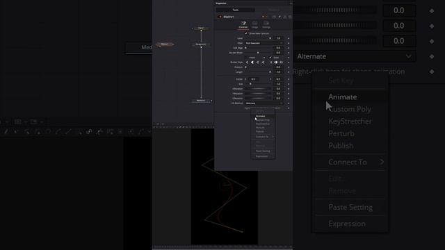 Как сделать анимацию движения по траектории. #davinciresolve #tutorial #editing