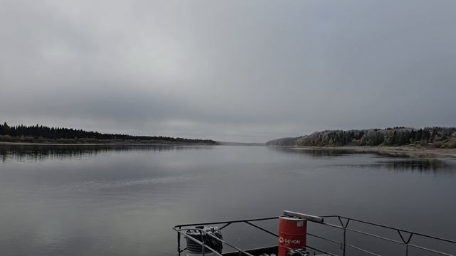 Усть-Кыма Переправа Лешуконский район Архангельская область октябрь 2024 г.