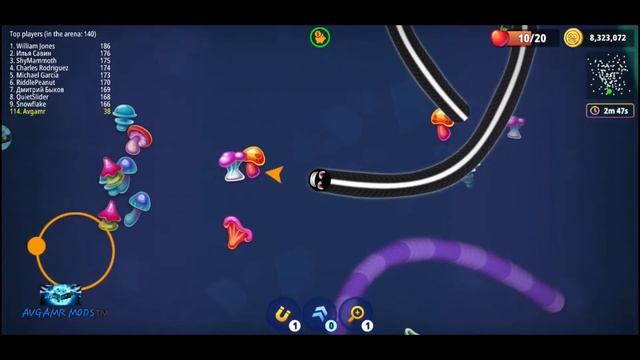 Worms Zone Mod Apk v3.0.1-c | Unlimited Coins | All Skins Unlocked