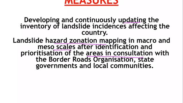 15 Din - Mains In - Disaster Management - Landslides