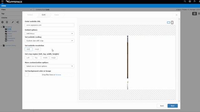 Creating a Web View Card