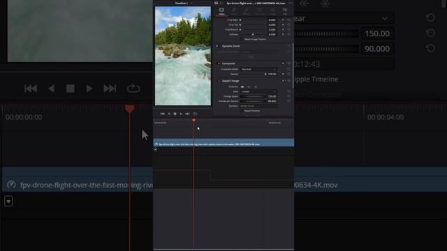 Как сделать эффект Speed Ramp 1. #davinciresolve #tutorial #editing