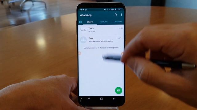 Novedades de WhatSapp para Android Beta 2.18.125