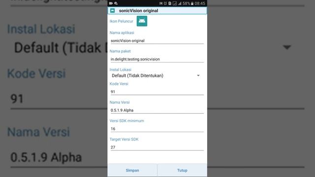 Cara mengganti nama aplikasi di apk editor pro