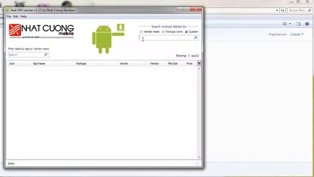 Descarga app completas con Real APK Leecher hacia tu PC