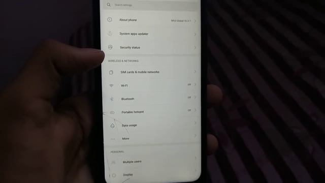 Redmi Note 5 Pro Miui 10.3.1.0 Android Pie 9.0 base Not Update Manual