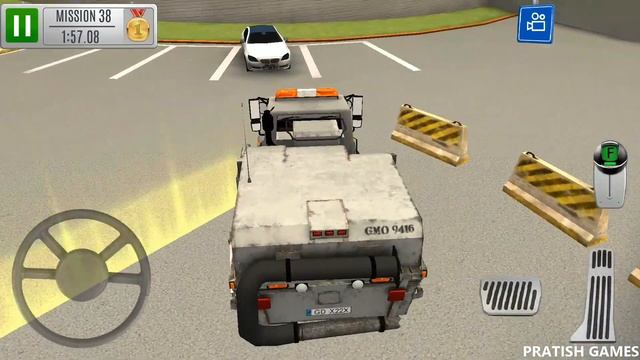 Multi Level 7 Car Parking Simulator - #7 Dirty Sweeper Truck Games - Android IOS GamePlay FHD