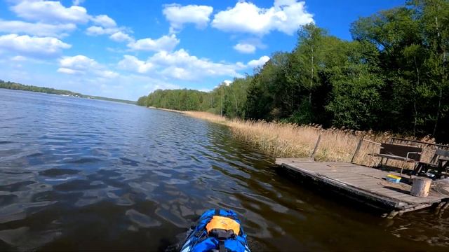 Первый раз на SUP boarde