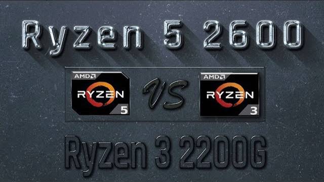 Ryzen 5 2600 vs Ryzen 3 2200G Benchmarks | Gaming Tests Review & Comparison