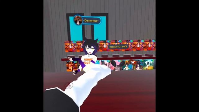 VRCHAT A day with RayVR and Kio vr in Femboy Hooters