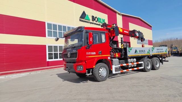 Обзор автомобиля с КМУ ИТ-200 на шасси Shacman (модель Borus 1121)