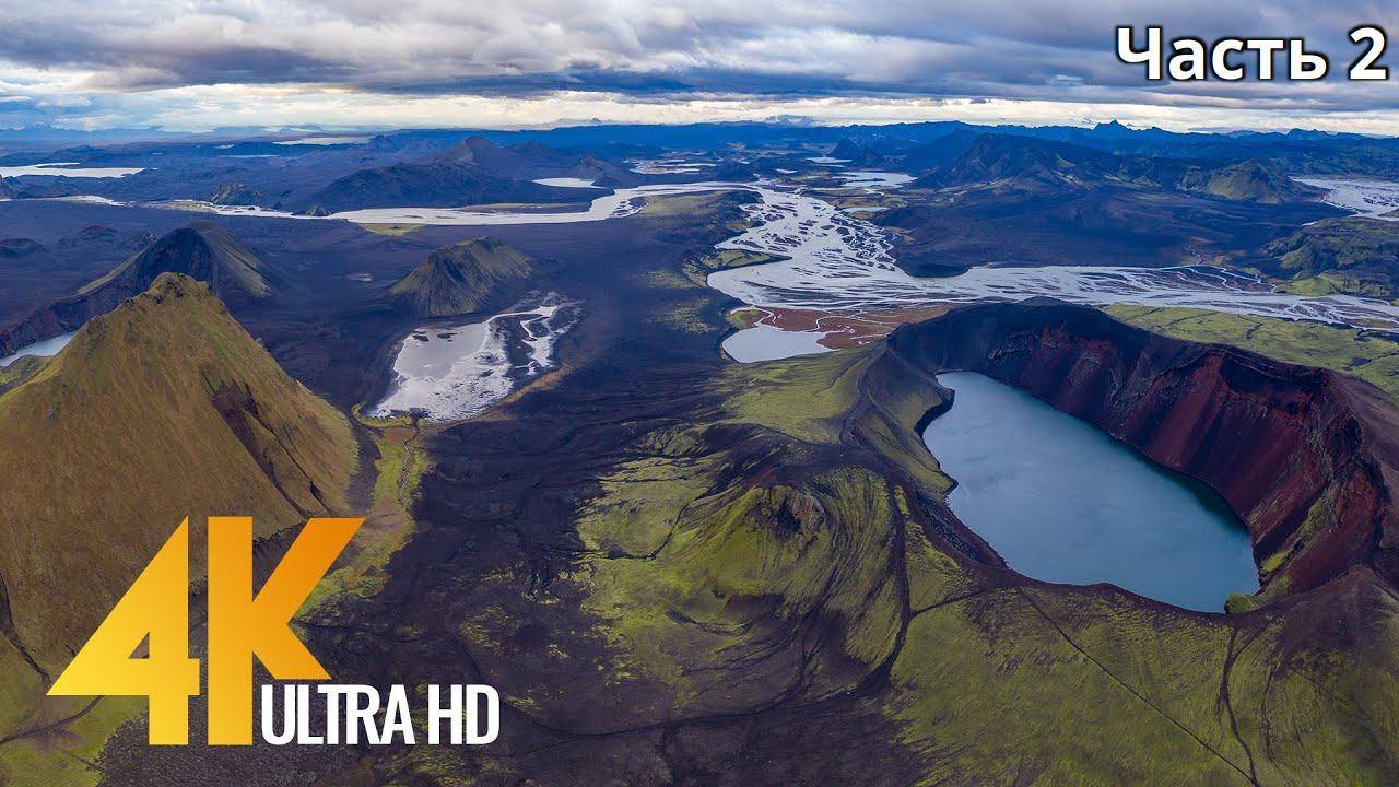 Bird's Eye View of ICELAND in 4K UHD - 8 HOUR Aerial Film with Relaxing Music-2