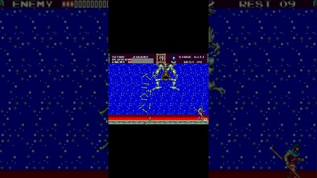 Босс 13 "Дракула" Финальный Castlevania: Bloodlines (Sega Mega Drive / Genesis)