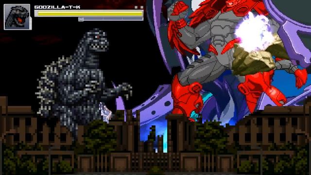 M.U.G.E.N. Godzilla vs Vegatron & Alpha Eve