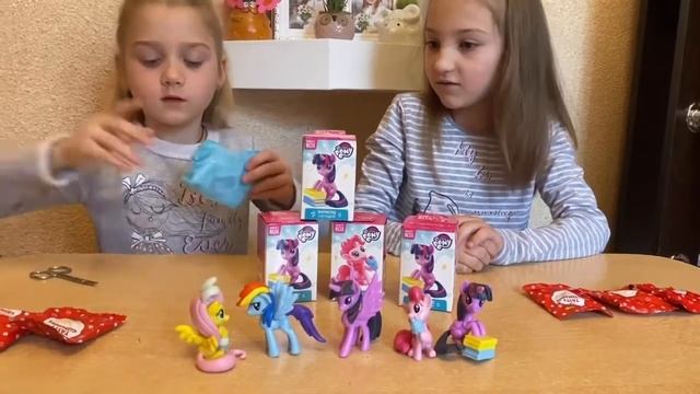 Диана и Милана распаковывают SWEET BOX ... My Little Pony