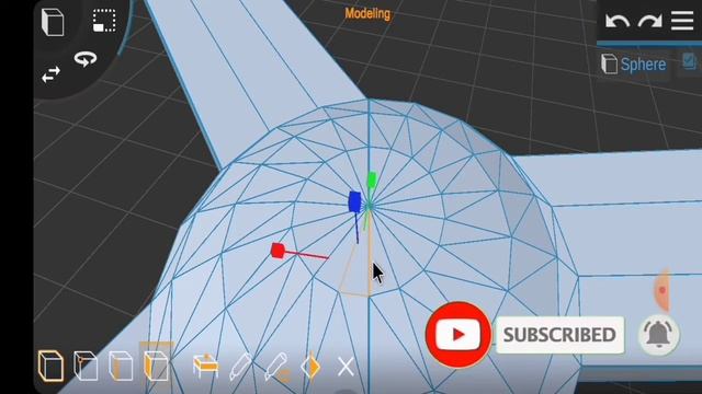 how to make and  modelling  make a fan rotation animationin prisma 3D apps Android mobile