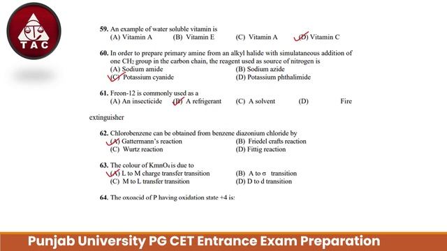 PU CET 2021 l MSC Forensic Science l Previous Year Paper l Entrance Exam Preparation l