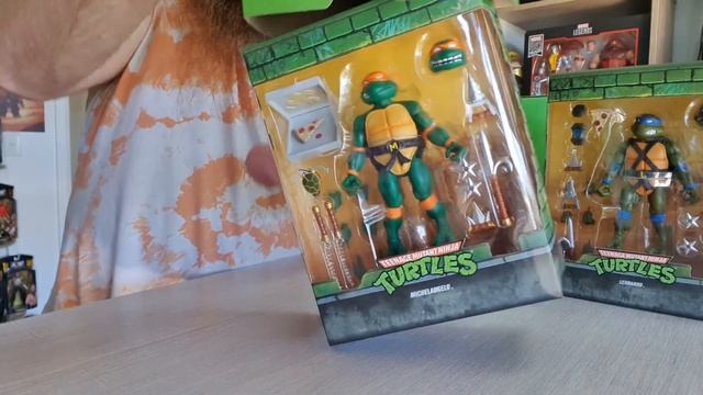 Weekly Purchase: Leonardo, Michangelo and Raphel TMNT Super 7 figures OMG!