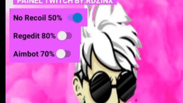 PAINEL TWITCH HEADTRICK ANDROID ESPECIAL 1K  NOVO XIT ANDROID ANT BLACK E ANT BAN
