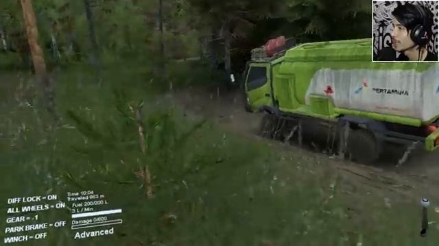 Meski Bawa 'Pertamina' Tetep Nge Gas Anjay !! / Spintires Mod Indonesia