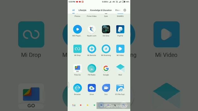 Preview of POCO f1 launcher in Redmi Note