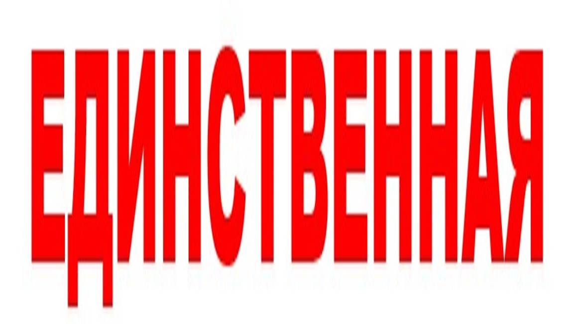 ЕДИНСТВЕННАЯ