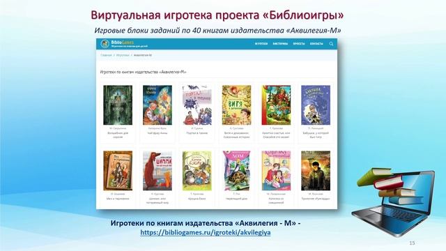 Интернет-проект «Библиоигры»: привлекаем детей к чтению