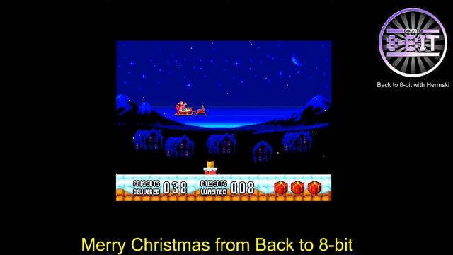 Merry Christmas from Back to 8-bit.   Some ZX Spectrum Next Festive Cheer