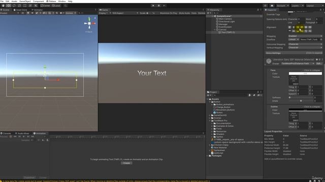 14 -Text Mesh Pro Overview